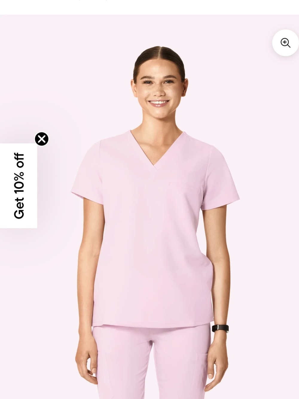SET: Mandala One Pocket Top Blush Blossom and high waisted jogger